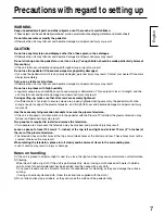 Предварительный просмотр 7 страницы Panasonic TY-ST42PX500 Installation Instructions Manual