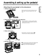 Предварительный просмотр 9 страницы Panasonic TY-ST42PX500 Installation Instructions Manual