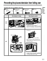 Предварительный просмотр 11 страницы Panasonic TY-ST42PX500 Installation Instructions Manual