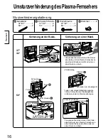 Предварительный просмотр 16 страницы Panasonic TY-ST42PX500 Installation Instructions Manual