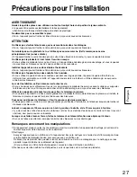 Предварительный просмотр 27 страницы Panasonic TY-ST42PX500 Installation Instructions Manual