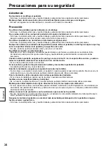 Preview for 34 page of Panasonic TY-ST43PE8 Operating Instructions Manual