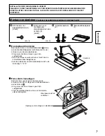 Предварительный просмотр 7 страницы Panasonic TY-ST50VX100 Installation Instructions Manual