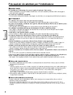 Предварительный просмотр 8 страницы Panasonic TY-ST50VX100 Installation Instructions Manual