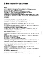 Предварительный просмотр 67 страницы Panasonic TY-ST58PF20 Installation Instructions Manual