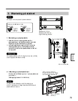 Предварительный просмотр 73 страницы Panasonic TY-ST58PF20 Installation Instructions Manual