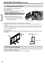 Предварительный просмотр 20 страницы Panasonic TY-ST65PE8 Operating Instructions Manual