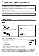 Предварительный просмотр 37 страницы Panasonic TY-ST65PE8 Operating Instructions Manual