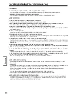 Предварительный просмотр 26 страницы Panasonic TY-ST65VX100 Installation Instructions Manual