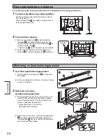 Предварительный просмотр 28 страницы Panasonic TY-ST65VX100 Installation Instructions Manual