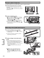 Предварительный просмотр 32 страницы Panasonic TY-ST65VX100 Installation Instructions Manual