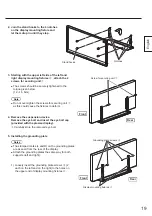 Предварительный просмотр 19 страницы Panasonic TY-ST85P12 Installation Instructions Manual