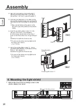 Предварительный просмотр 20 страницы Panasonic TY-ST85P12 Installation Instructions Manual