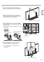 Предварительный просмотр 21 страницы Panasonic TY-ST85P12 Installation Instructions Manual