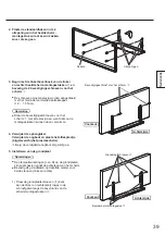 Предварительный просмотр 39 страницы Panasonic TY-ST85P12 Installation Instructions Manual