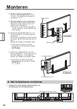 Предварительный просмотр 40 страницы Panasonic TY-ST85P12 Installation Instructions Manual