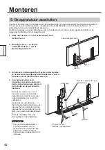 Предварительный просмотр 42 страницы Panasonic TY-ST85P12 Installation Instructions Manual