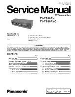 Preview for 1 page of Panasonic TY-TB10AV Service Manual