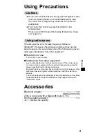 Предварительный просмотр 5 страницы Panasonic TY-TP10W Operating Instructions Manual