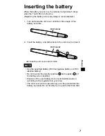 Предварительный просмотр 7 страницы Panasonic TY-TP10W Operating Instructions Manual