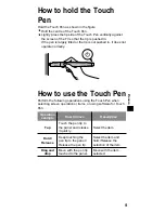 Предварительный просмотр 9 страницы Panasonic TY-TP10W Operating Instructions Manual