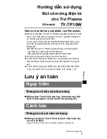 Предварительный просмотр 29 страницы Panasonic TY-TP10W Operating Instructions Manual