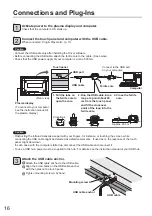 Preview for 16 page of Panasonic TY-TP42P10S - Touch-screen - Wired Operating Instructions Manual