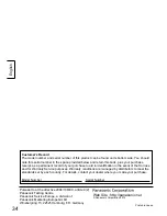 Preview for 34 page of Panasonic TY-TP42P30K  () Operating Instructions Manual