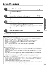 Preview for 13 page of Panasonic TY-TP50P10S - Touch-screen - Wired Operating Instructions Manual