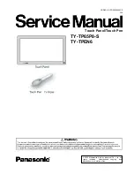 Preview for 1 page of Panasonic TY-TP65P8-S - Touch-screen - Wired Service Manual