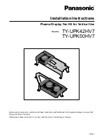 Preview for 11 page of Panasonic TY-UPK42HV7 Installation Instructions Manual