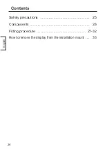 Preview for 24 page of Panasonic TY-VK47LV1 Fitting Instructions Manual