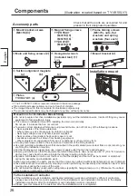 Preview for 26 page of Panasonic TY-VK47LV1 Fitting Instructions Manual