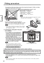 Preview for 28 page of Panasonic TY-VK47LV1 Fitting Instructions Manual