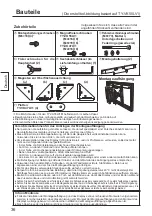 Preview for 36 page of Panasonic TY-VK47LV1 Fitting Instructions Manual