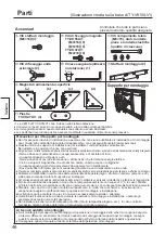 Preview for 46 page of Panasonic TY-VK47LV1 Fitting Instructions Manual