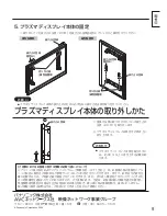 Предварительный просмотр 9 страницы Panasonic TY-WK103PV9 Installation Instructions Manual