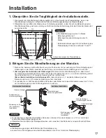 Предварительный просмотр 17 страницы Panasonic TY-WK103PV9 Installation Instructions Manual