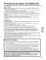 Предварительный просмотр 35 страницы Panasonic TY-WK103PV9 Installation Instructions Manual