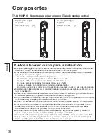 Предварительный просмотр 36 страницы Panasonic TY-WK103PV9 Installation Instructions Manual