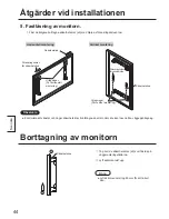 Предварительный просмотр 44 страницы Panasonic TY-WK103PV9 Installation Instructions Manual