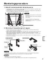 Предварительный просмотр 47 страницы Panasonic TY-WK103PV9 Installation Instructions Manual