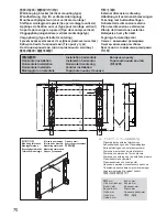 Предварительный просмотр 70 страницы Panasonic TY-WK103PV9 Installation Instructions Manual