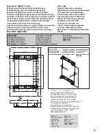 Предварительный просмотр 71 страницы Panasonic TY-WK103PV9 Installation Instructions Manual