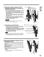 Предварительный просмотр 15 страницы Panasonic TY-WK42PR20 Installation Instructions Manual