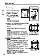 Предварительный просмотр 18 страницы Panasonic TY-WK42PR20 Installation Instructions Manual