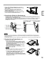 Предварительный просмотр 19 страницы Panasonic TY-WK42PR20 Installation Instructions Manual