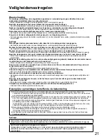 Предварительный просмотр 21 страницы Panasonic TY-WK42PR20 Installation Instructions Manual