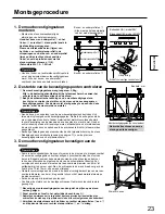 Предварительный просмотр 23 страницы Panasonic TY-WK42PR20 Installation Instructions Manual