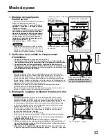 Предварительный просмотр 33 страницы Panasonic TY-WK42PR20 Installation Instructions Manual